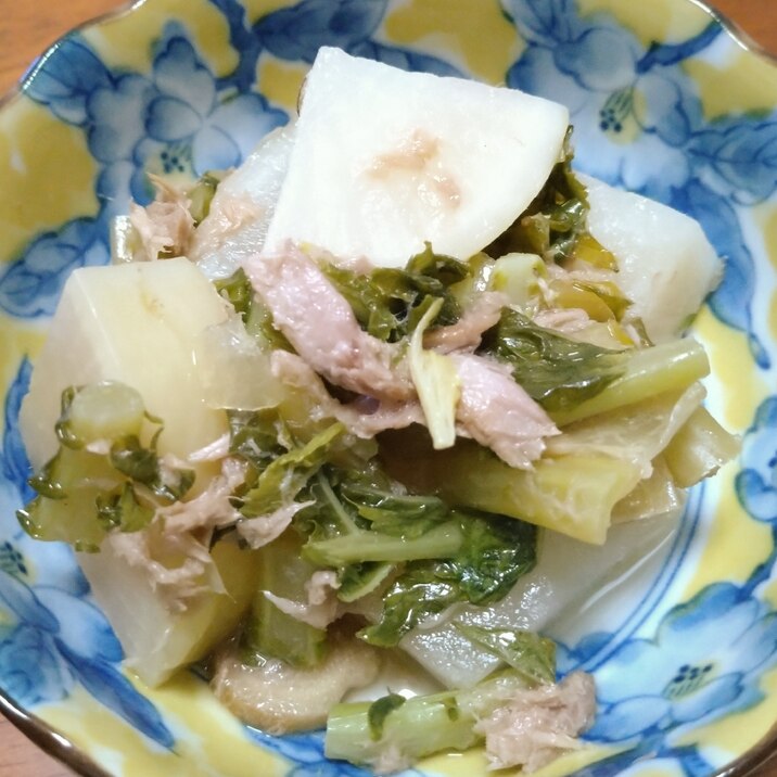 大根とツナの煮込み♪